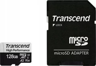 Karta microSDXC Transcend Premium 330S 128 GB - Karty pamięci - miniaturka - grafika 1