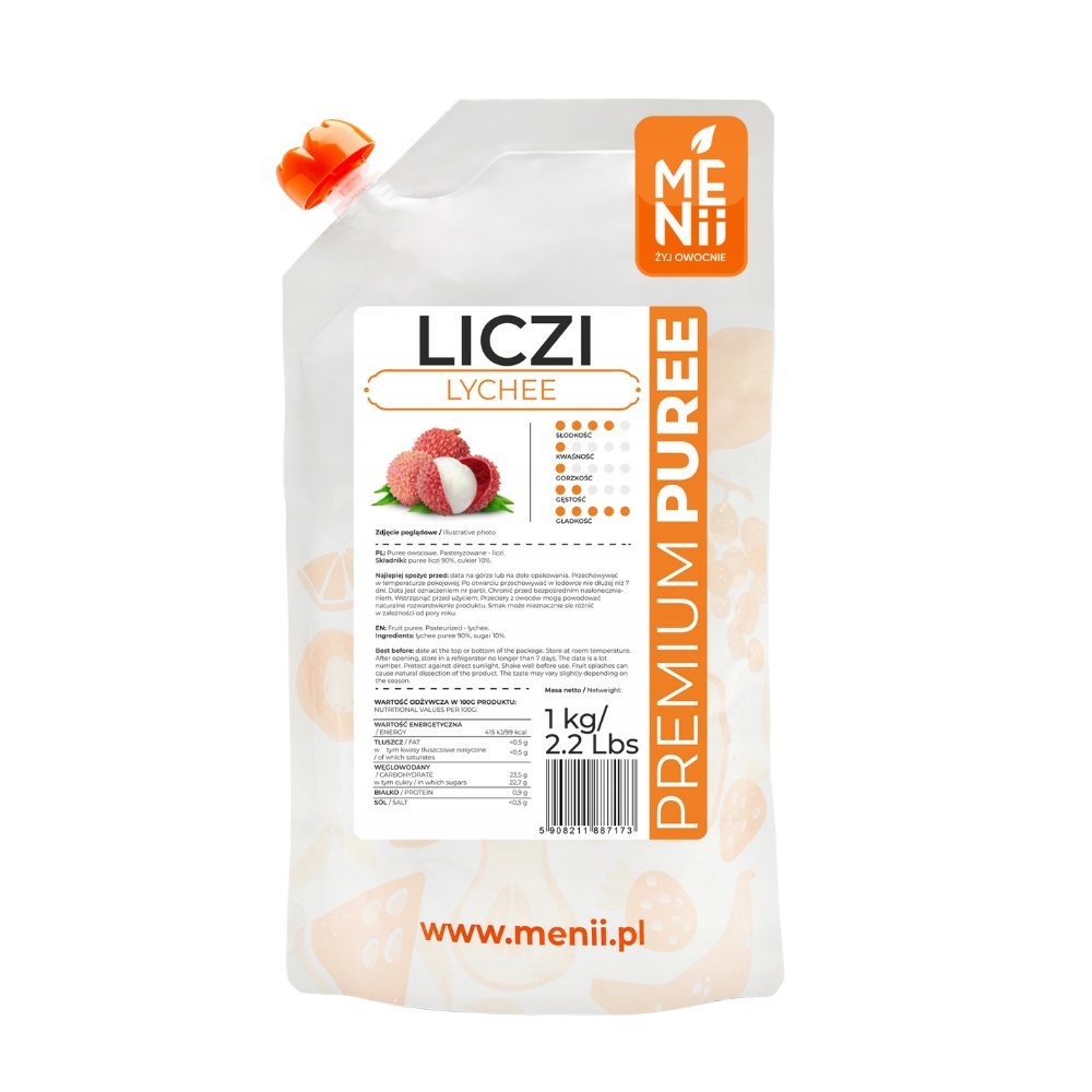 Menii Puree Liczi Lychee 1kg