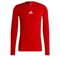 Koszulki sportowe męskie - Koszulka męska adidas Compression Long Sleeve Tee - miniaturka - grafika 1