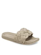 Klapki i japonki damskie - MEXX Klapki CEO-MICH1906041W-01 Złoty - miniaturka - grafika 1