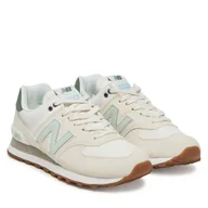 Sneakersy damskie - Sneakersy New Balance WL574CGR Beżowy - miniaturka - grafika 1