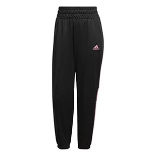 adidas Długie spodnie damskie, czarny/liliowy, XL - Spodnie rowerowe - miniaturka - grafika 1
