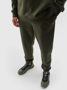 4F Spodnie dresowe w kolorze khaki - Spodnie sportowe męskie - miniaturka - grafika 1