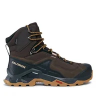 Buty trekkingowe męskie - Trekkingi Salomon Quest Element GORE-TEX L47216100 Brązowy - miniaturka - grafika 1