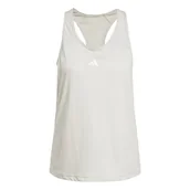 Koszulki i topy damskie - adidas Kobiety Train Essentials Minimal Branding Racerback Tank Top, wonder alumina/white, XL - miniaturka - grafika 1