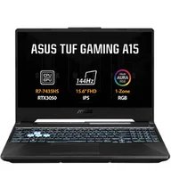 Laptopy - ASUS TUF Gaming A15/FA506NCR-HN108/R7-7435HS/15,6"/FHD/16GB/512GB SSD/RTX 3050/bez OS/Black/2R - miniaturka - grafika 1