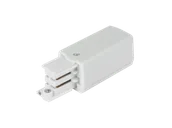 Inne akcesoria elektryczne - Przyłącze prądowe prawe białe do szynoprzewodu LUMICANTO LED LINE - miniaturka - grafika 1