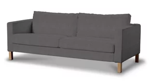 Dekoria pl Pokrowiec na sofę Karlstad 3-osobową nierozkładaną krótki grafitowy 204 x 89 x 64 cm Etna - Pokrowce na meble - miniaturka - grafika 1