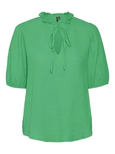 VERO MODA VMNATALI NIA 2/4 Wide Top WVN bluzka damska, jasnozielony, S - Bluzki damskie - miniaturka - grafika 1