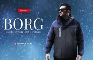 Kurtki męskie - Kurtka męska R.E.I.S. BORG - Kurtka męska ochronna ocieplana odblaski zamek błyskawiczny napy stójka odsuwany kaptur z polarową podszewką 100% poliester powlekany PCV 150 g/m2 L - miniaturka - grafika 1
