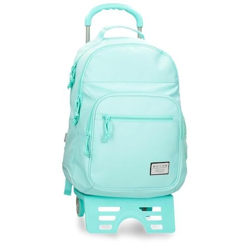 Movom Always on The Move Plecak szkolny z podwójną komorą Niebieski 31x42x13 cm Poliester 21,12L, Niebieski, Dwukomorowy plecak szkolny