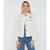 Kurtki damskie - Karl Lagerfeld Jeansowa kurtka Karl Lagerfeld X Jorge Parra | Regular Fit - miniaturka - grafika 1