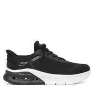 Sneakersy męskie - Sneakersy Skechers Bobs Arc Waves 2.0- 118317/BLK Czarny - miniaturka - grafika 1