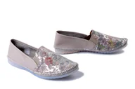 Mokasyny damskie - MACIEJKA T3512-73/00-0 multi kwiaty beż, mokasyny damskie - Maciejka - miniaturka - grafika 1