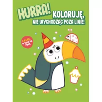 Yoyo Books Hurra! Koloruję nie wychodząc poza linie - Tukan praca zbiorowa - Kolorowanki, wyklejanki - miniaturka - grafika 1