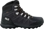 Buty trekkingowe męskie - Buty trekkingowe męskie Jack Wolfskin Refugio Texapore Mid czarne r. 42 - miniaturka - grafika 1