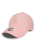 Czapki i chusty sportowe męskie - New Era Czapka z daszkiem Wmns Summer Cord 940 Nyy 60435001 Różowy - miniaturka - grafika 1