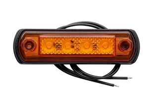 Lampa Obrysowa Led Na Gumowej Podstawie Horpol Pomarańczowa - Akcesoria do przyczep i kamperów - miniaturka - grafika 1