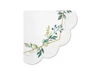 Dekoracje i nakrycia stołu na imprezę - Serwetki Papierowe Z Nadrukiem Liście 12Sz Na Stół - miniaturka - grafika 1