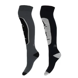 Skarpety wysokie O'NEILL SKI KNEEHIGH LOGO 2PK 789942-7001P – Wielokolorowy - Skarpety termoaktywne - miniaturka - grafika 1