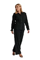 Koszule damskie - NA-KD Lekka plisowana koszula damska, Czarny, 46 - miniaturka - grafika 1