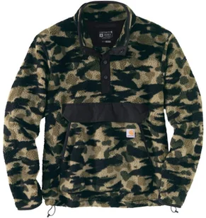 Polar Carhartt Fleece Pullover Black Blind Duck - Bluzy męskie - miniaturka - grafika 1