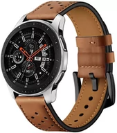 Akcesoria do pulsometrów i zegarków sportowych - Samsung TECH-PROTECT Pasek TECH-PROTECT do Galaxy Watch 42 mm Brązowy - miniaturka - grafika 1