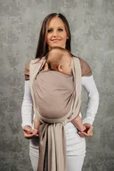 Chusty do noszenia dzieci - LennyLamb Chusta tkana LennyLamb - Jodełka Baby Caffe Late 4 3.6 m. - miniaturka - grafika 1