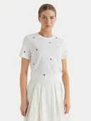 Koszulki i topy damskie - ONLY T-Shirt Ketty 15288473 Biały Regular Fit - miniaturka - grafika 1