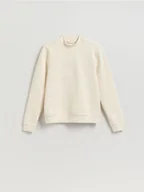 Bluzy męskie - Reserved - Bluza ze stójką - złamana biel - miniaturka - grafika 1