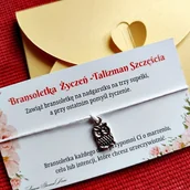 Bransoletki - SOWA Sówka Bransoletka Życzeń Talizman Szczęścia/GiovanniDivine - miniaturka - grafika 1