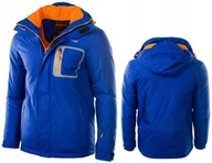 Kurtki męskie - Markowa Kurtka Męska Zimowa Narciarska Membrana XL - miniaturka - grafika 1