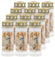 Lampiony i znicze - Znicze plastikowe zalewane BOLSIUS NR 6L Anioł 17cm ~70h 12szt. - miniaturka - grafika 1