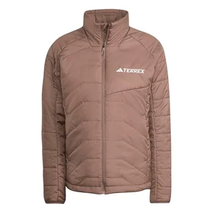 adidas Kurtka outdoor Terrex Multi JN0812 Brązowy Regular Fit - Odzież trekkingowa damska - miniaturka - grafika 1