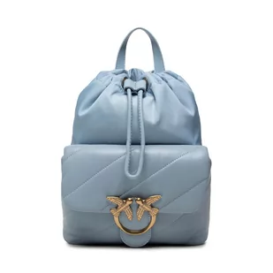 Pinko Plecak Love Puff Mini Backpack Maxy Quilt PE 22 PLTT 1P22LG Y85R Light Blue E57Q - Torebki damskie - miniaturka - grafika 1