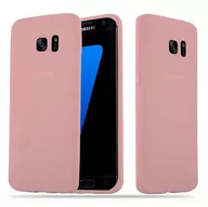 Etui i futerały do telefonów - Pokrowiec Do Samsung Galaxy S7 EDGE Etui w CANDY RÓŻOWY TPU Silikon Obudowa Case Cover Ochronny Plecki Cadorabo - miniaturka - grafika 1