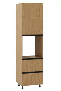 Bari Plus Słupek Pod Zabudowę Piekarnika Wysoki Dps2-60-220_Modern Dąb Kamienny - Meble kuchenne - miniaturka - grafika 1