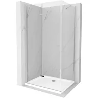 Kabiny prysznicowe - Mexen Lima kabina prysznicowa składana 120x90 cm, transparent, chrom + brodzik Flat - miniaturka - grafika 1