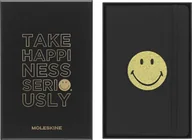 Notesy i bloczki - Notes Moleskine SMILEY L (13x21cm) w linie, twarda oprawa, czarny w pudełku - miniaturka - grafika 1