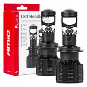 Żarówki samochodowe - Żarówki samochodowe Led Lens soczewka canbus H7 Amio 6000K Set Uv Ir - miniaturka - grafika 1