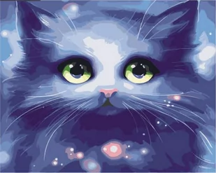 Kot Z Różowym Noskiem - Malowanie Po Numerach 40 X 30 - Malowanie po numerach - miniaturka - grafika 1