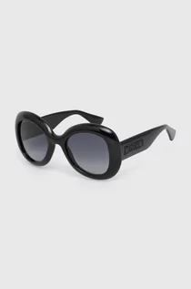 Okulary przeciwsłoneczne - Moschino okulary przeciwsłoneczne damskie kolor czarny - grafika 1