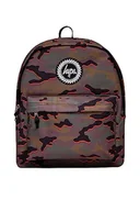 Plecaki - hype Szkoła dzień biuro podróż casual unisex dzieci chłopcy dziewczęta nastolatki mężczyźni kobiety plecaki, Wielokolorowy khaki pomarańczowy pop Camo, Jeden rozmiar, Casual - miniaturka - grafika 1