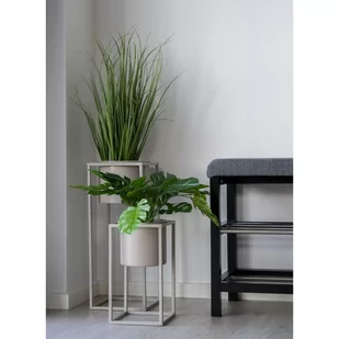 House Nordic Donice Lena, 2 szt., szarobeżowe - Donice - miniaturka - grafika 1