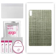 Akcesoria do tabletów i e-booków - folia naklejka skórka strukturalna na TYŁ do Lenovo Tab M10a 5G - Tkanina Lniana - apgo SKINS - miniaturka - grafika 1