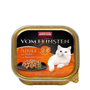 Animonda Vom Feinsten Adult NoGrain w sosie 6 x 100 g Kurczak w sosie marchewkowym - Mokra karma dla kotów - miniaturka - grafika 1