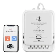 Systemy inteligentnych domów - Czujnik gazu FIRESCO JY-ZL2010W - miniaturka - grafika 1