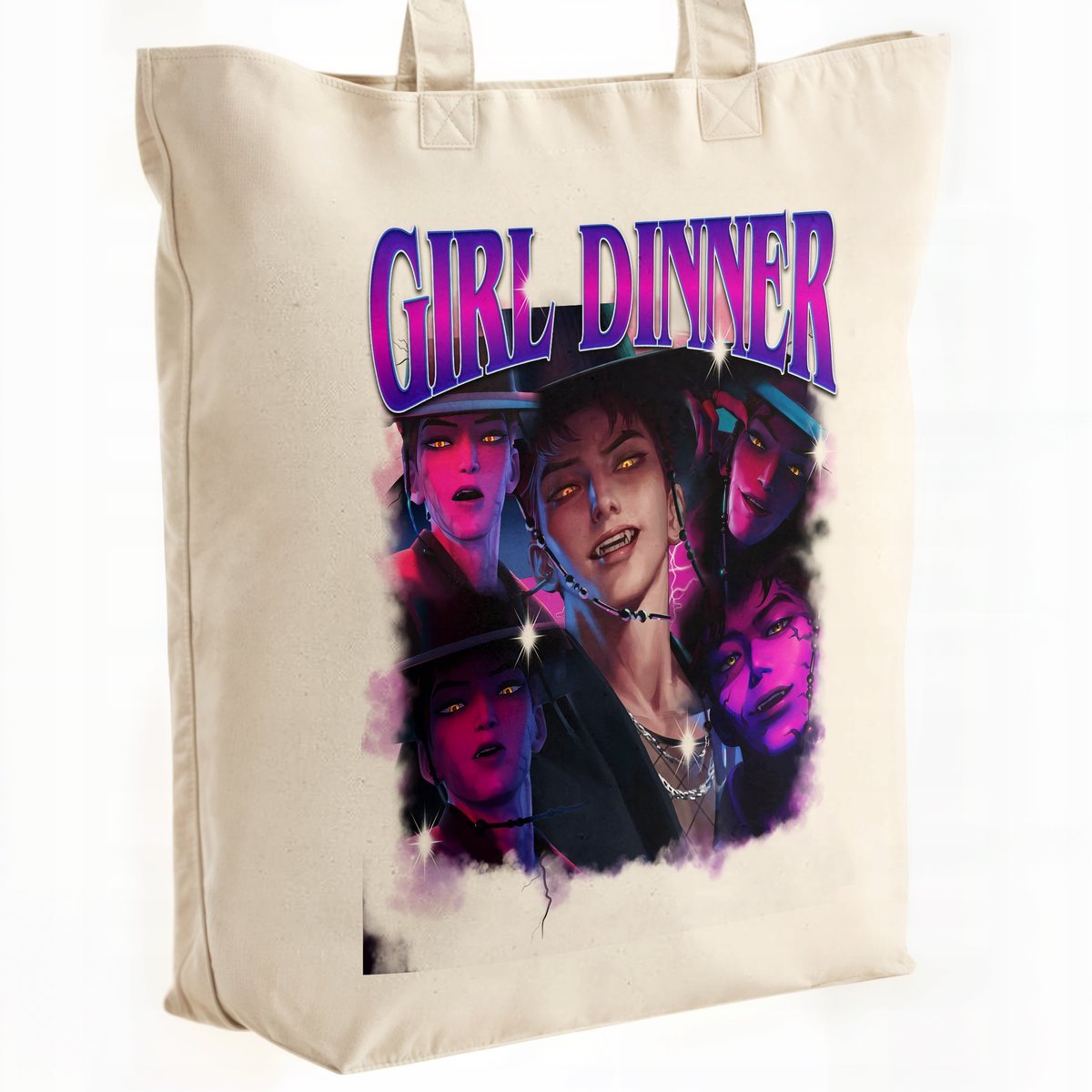 Torba bawełniana premium KPopowe Łowczynie Demonów Huntrix Saja Dla Fanów