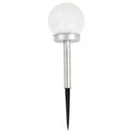 Lampy ogrodowe - Saska Garden Saska Garden zestaw 12 sztuk kula mleczna lampa solarna 10x35CM 1043326 - miniaturka - grafika 1