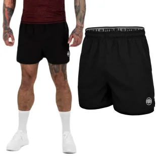 Spodenki sportowe Pit Bull Performance Pro plus Small Logo II - Czarne - Odzież taktyczna i umundurowanie - miniaturka - grafika 1